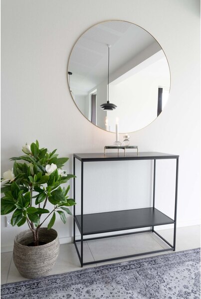 Oglinda de perete Jersey, Auriu, 100x100x0.5 cm