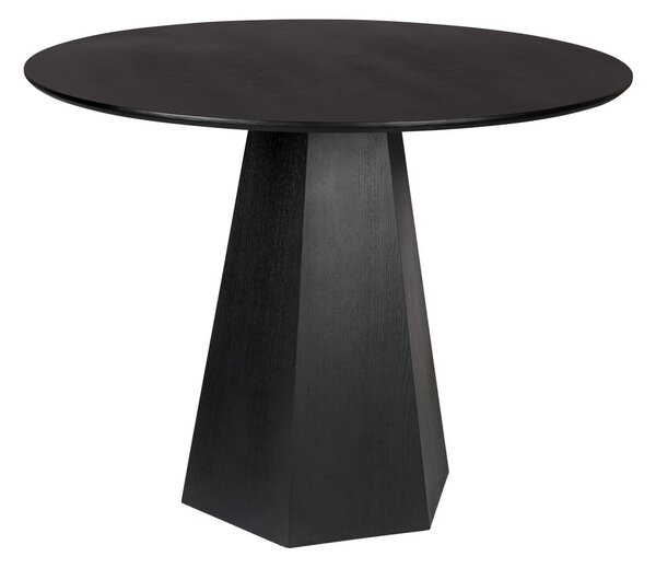 Masă de dining rotundă cu blat cu aspect de lemn de frasin ø 100 cm Pilar – Zuiver