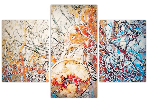 Tablou - Abstract mozaic (90x60 cm)