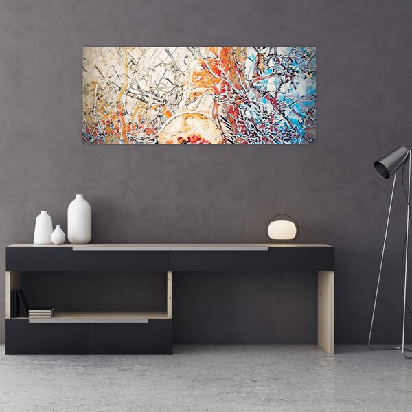 Tablou - Abstract mozaic (120x50 cm)