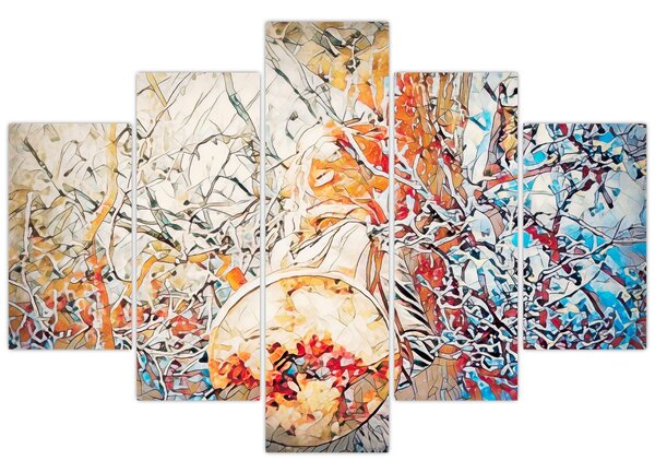 Tablou - Abstract mozaic (150x105 cm)