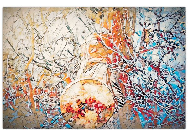 Tablou - Abstract mozaic (90x60 cm)