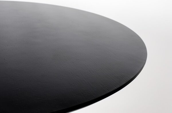 Masă de dining rotundă cu blat cu aspect de lemn de frasin ø 100 cm Pilar – Zuiver
