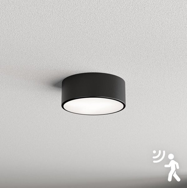 Plafonieră cu senzor Brilagi CLARE 1xE27/40W/230V d. 20 cm negru