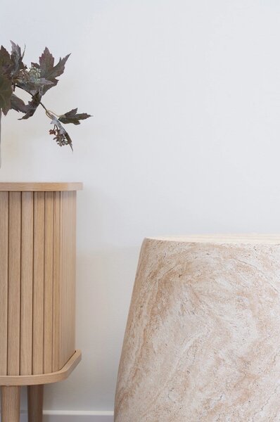 Masuta laterala Bonn, Natural, 47.5x47.5x41 cm
