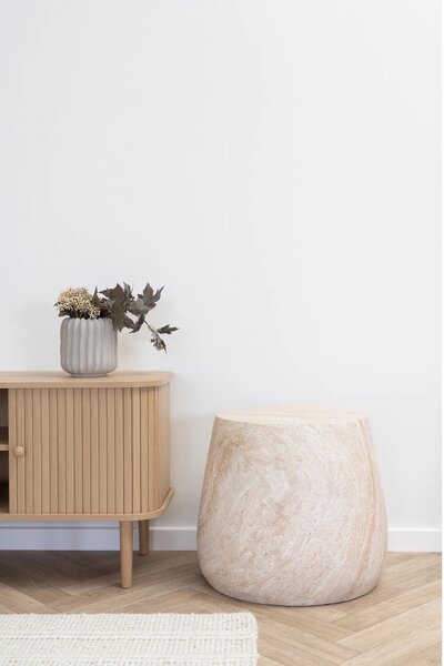 Masuta laterala Bonn, Natural, 47.5x47.5x41 cm