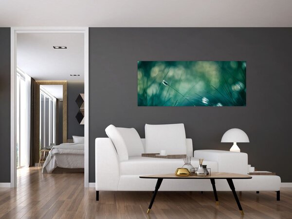 Tablou - Detaliu iarbă (120x50 cm)