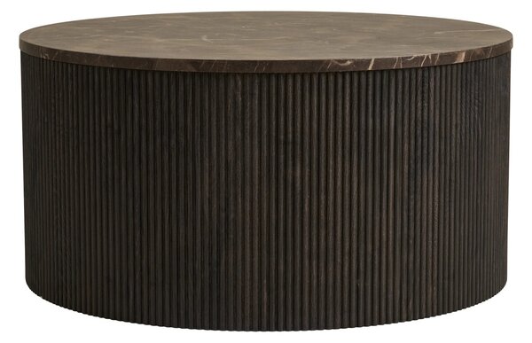 Masuta de cafea Rota, Maro inchis, 80x80x40 cm