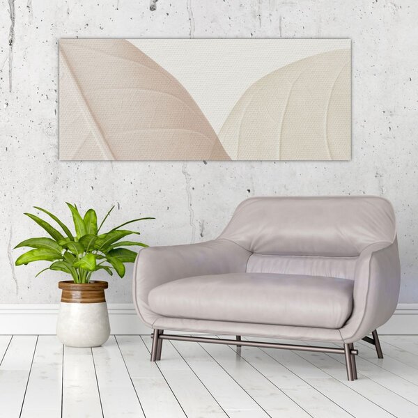 Tablou - Frunze texturate (120x50 cm)