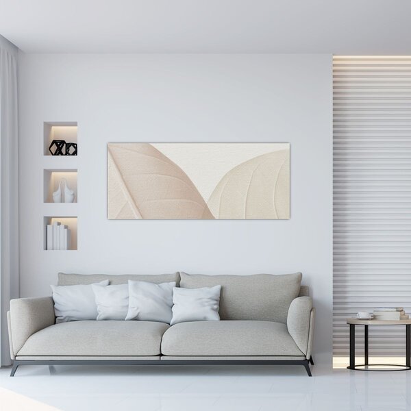 Tablou - Frunze texturate (120x50 cm)
