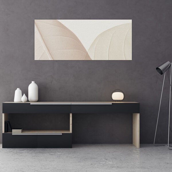 Tablou - Frunze texturate (120x50 cm)