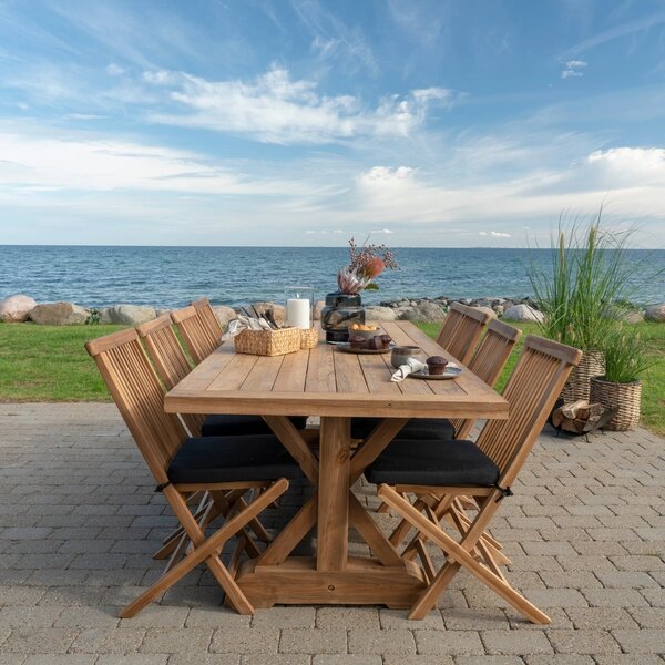 Masa dining Volos, Natural, 240x100x75 cm