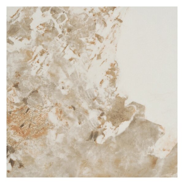 Masuta de cafea Athens, Alb, 80x80x40 cm