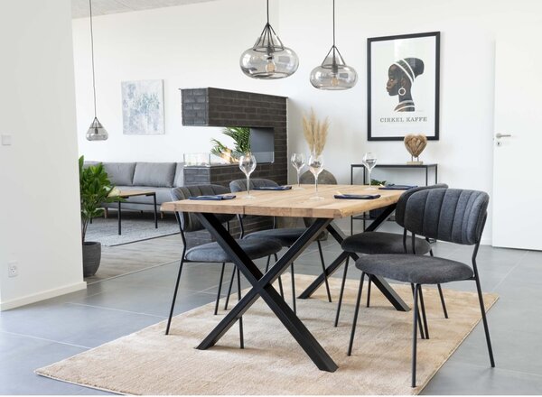 Masa dining Toulon, Natural, 140x95x75 cm