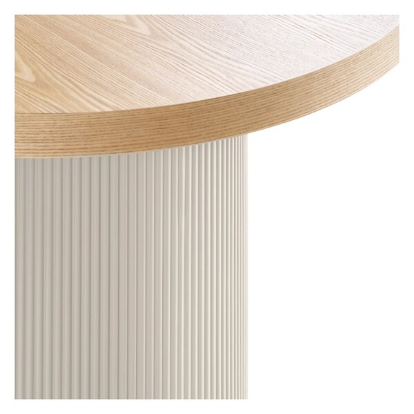 Masa dining Solva, Bej, 220x100x75 cm