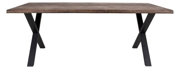 Masa dining Toulon, Gri, 200x95x75 cm