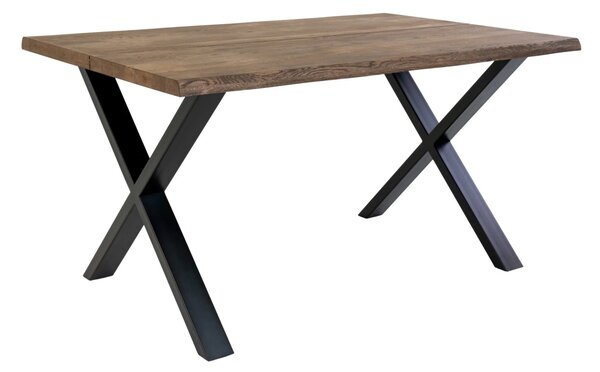 Masa dining Toulon, Gri, 140x95x75 cm