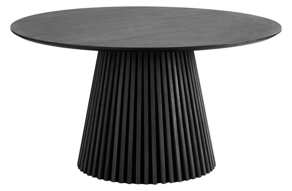 Masa dining Osaka, Negru, 140x140x75 cm