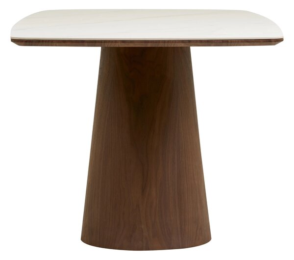 Masa dining Noli, Alb, 200x90x76 cm