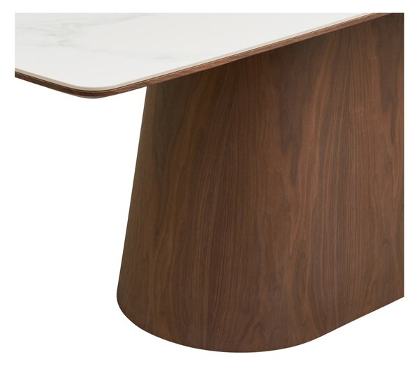 Masa dining Noli, Alb, 200x90x76 cm