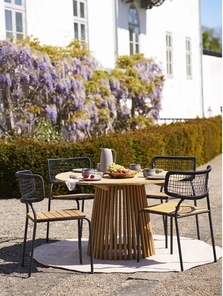 Masa dining Lorca, Natural, 120x120x75 cm