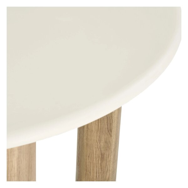 Masa dining Fondi, Nisip, 120x120x76 cm