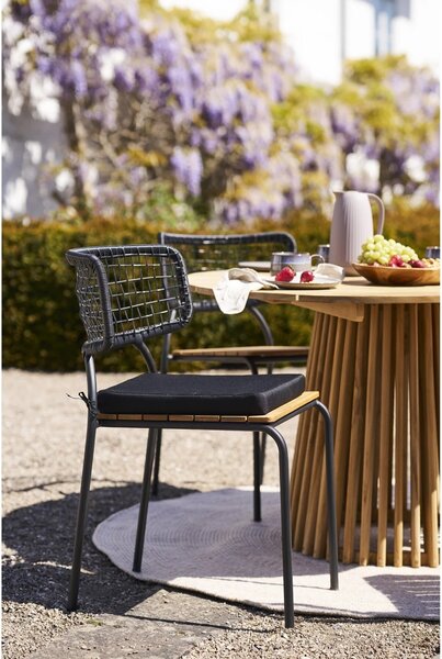 Masa dining Lorca, Natural, 120x120x75 cm