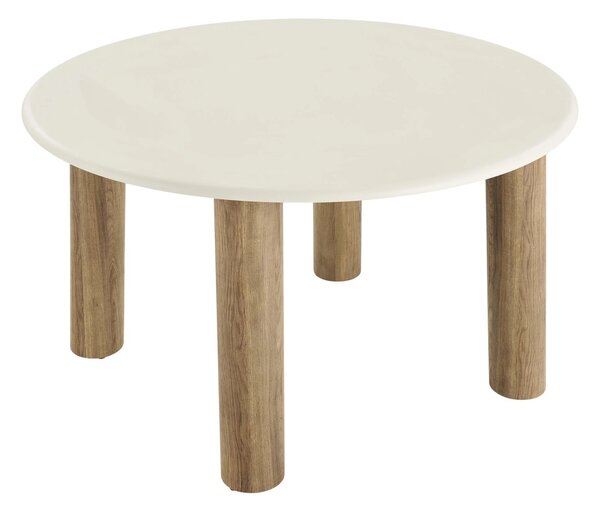 Masa dining Fondi, Nisip, 120x120x76 cm