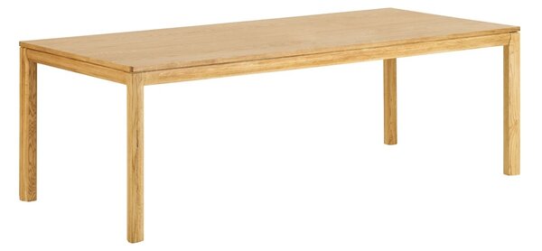 Masa dining Bowen, Natural, 320x100x75 cm, Stejar