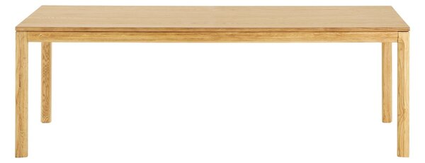 Masa dining Bowen, Natural, 320x100x75 cm, Stejar