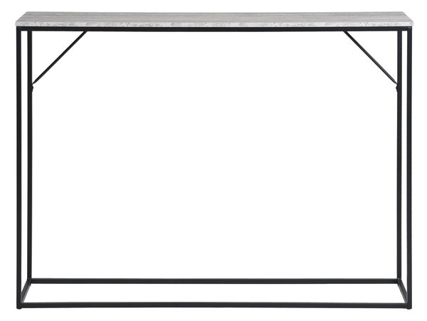 Masa consola Vita, Negru, 110x26x80 cm