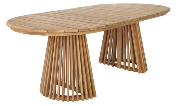 Masa dining Berja, Natural, 200x100x75 cm