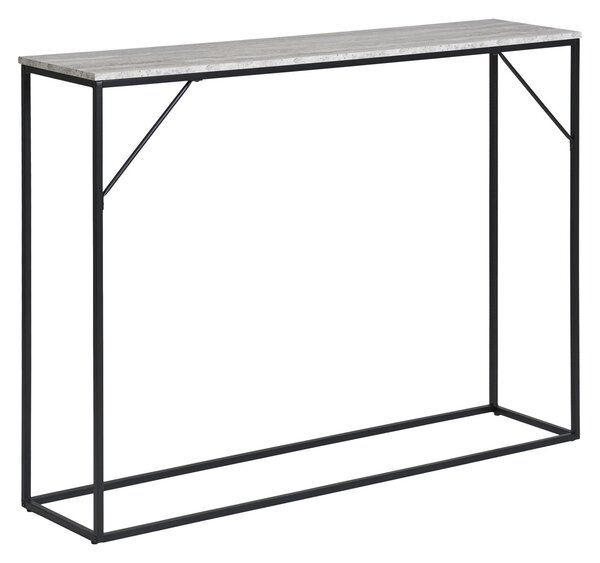 Masa consola Vita, Negru, 110x26x80 cm