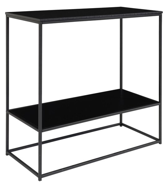 Masa consola Vita, Negru, 36x80x80 cm