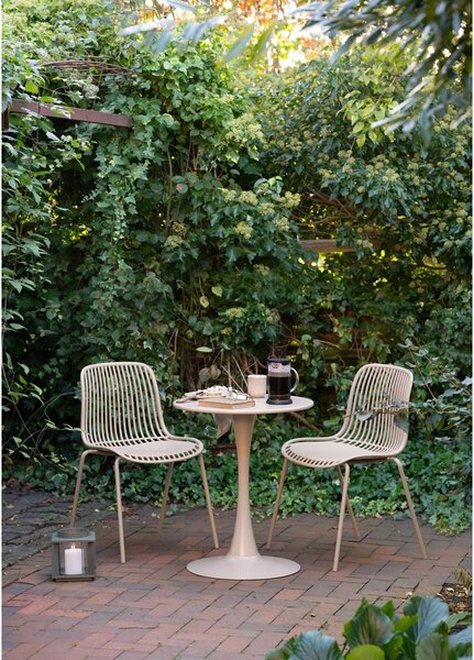 Masa bistro Meira, Taupe, 60x60x72 cm
