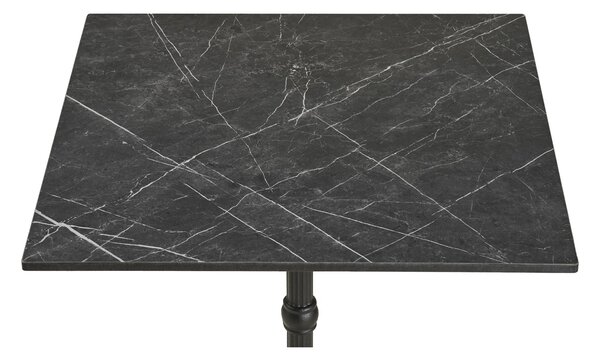 Masa bistro, Gri/Negru, 60x60x73 cm