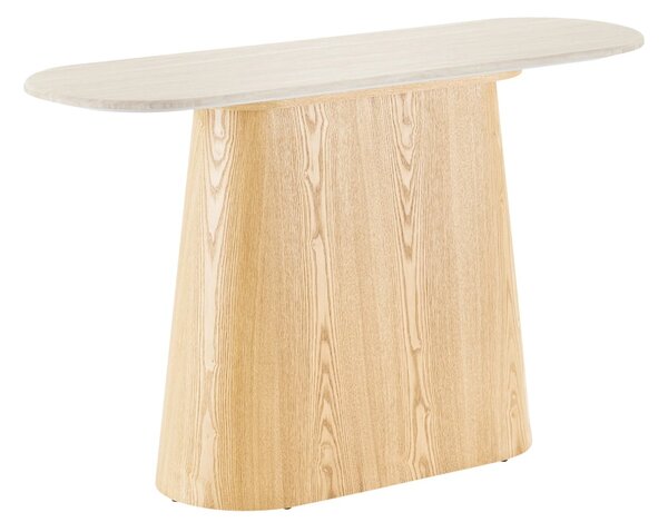 Masa consola Larvik, Bej, 40x130x78 cm