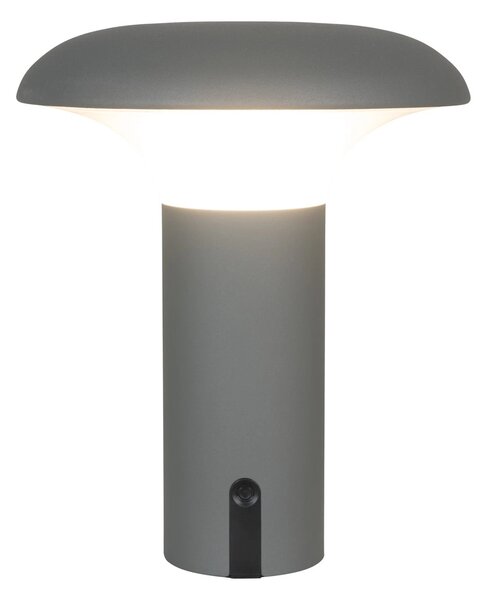 Lampa LED Ramsey, Gri, 17x17x21 cm