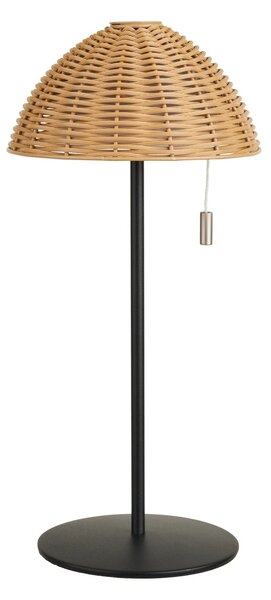 Lampa LED de masa Wigan, Natural, 15x15x32 cm
