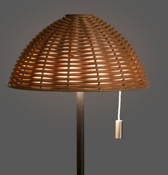 Lampa LED de masa Wigan, Natural, 15x15x32 cm