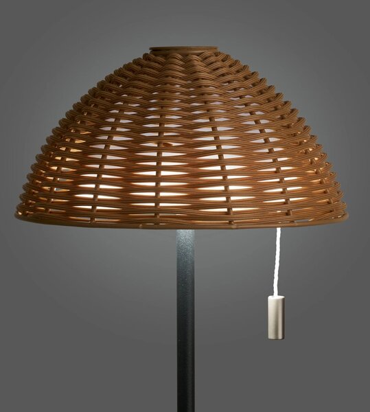 Lampa LED de masa Wigan, Natural, 15x15x32 cm
