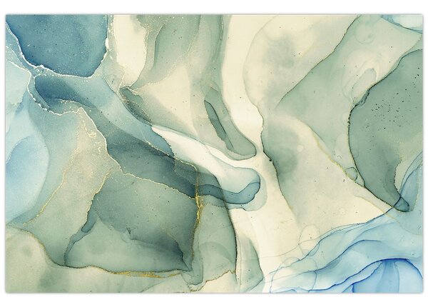 Tablou - Abstract cerneală 3 (90x60 cm)