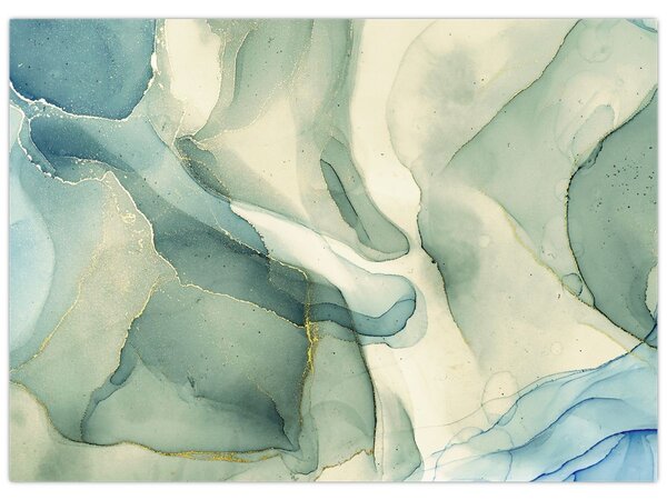 Tablou - Abstract cerneală 3 (70x50 cm)