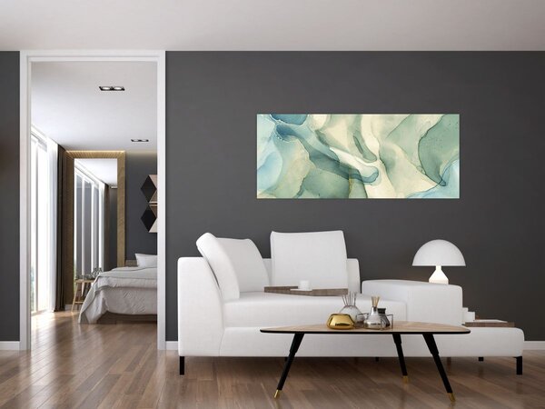 Tablou - Abstract cerneală 3 (120x50 cm)