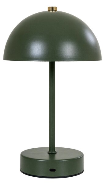 Lampa de masa Holt, Verde, 15x15x25 cm