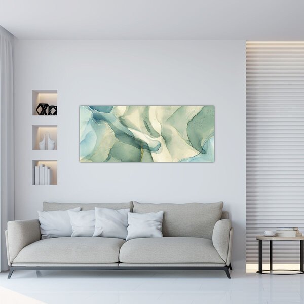 Tablou - Abstract cerneală 3 (120x50 cm)