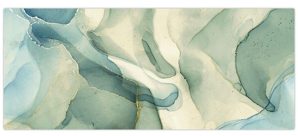Tablou - Abstract cerneală 3 (120x50 cm)