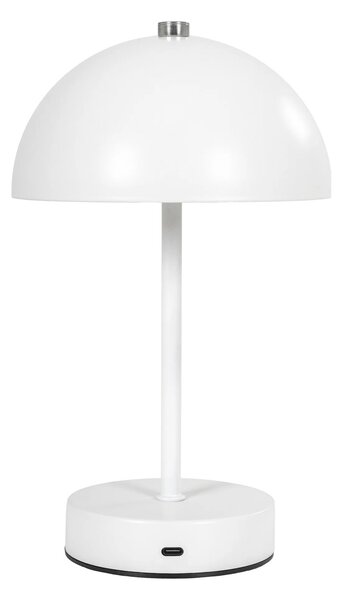 Lampa de masa Holt, Alb, 15x15x25 cm