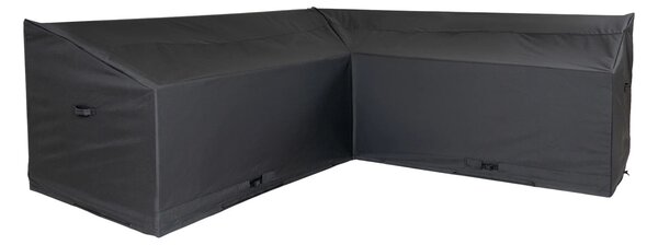 Husa de protectie pentru coltar Luxury, Negru, 252x100x90 cm
