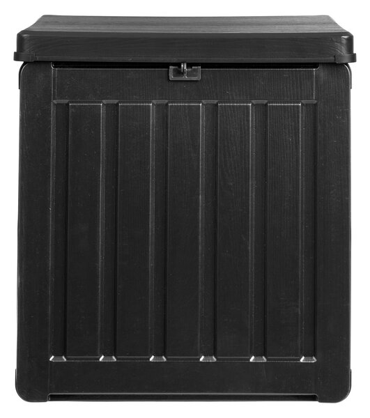Lada depozitare pentru perne Sobra, Negru, 42.8x42.8x46.4 cm